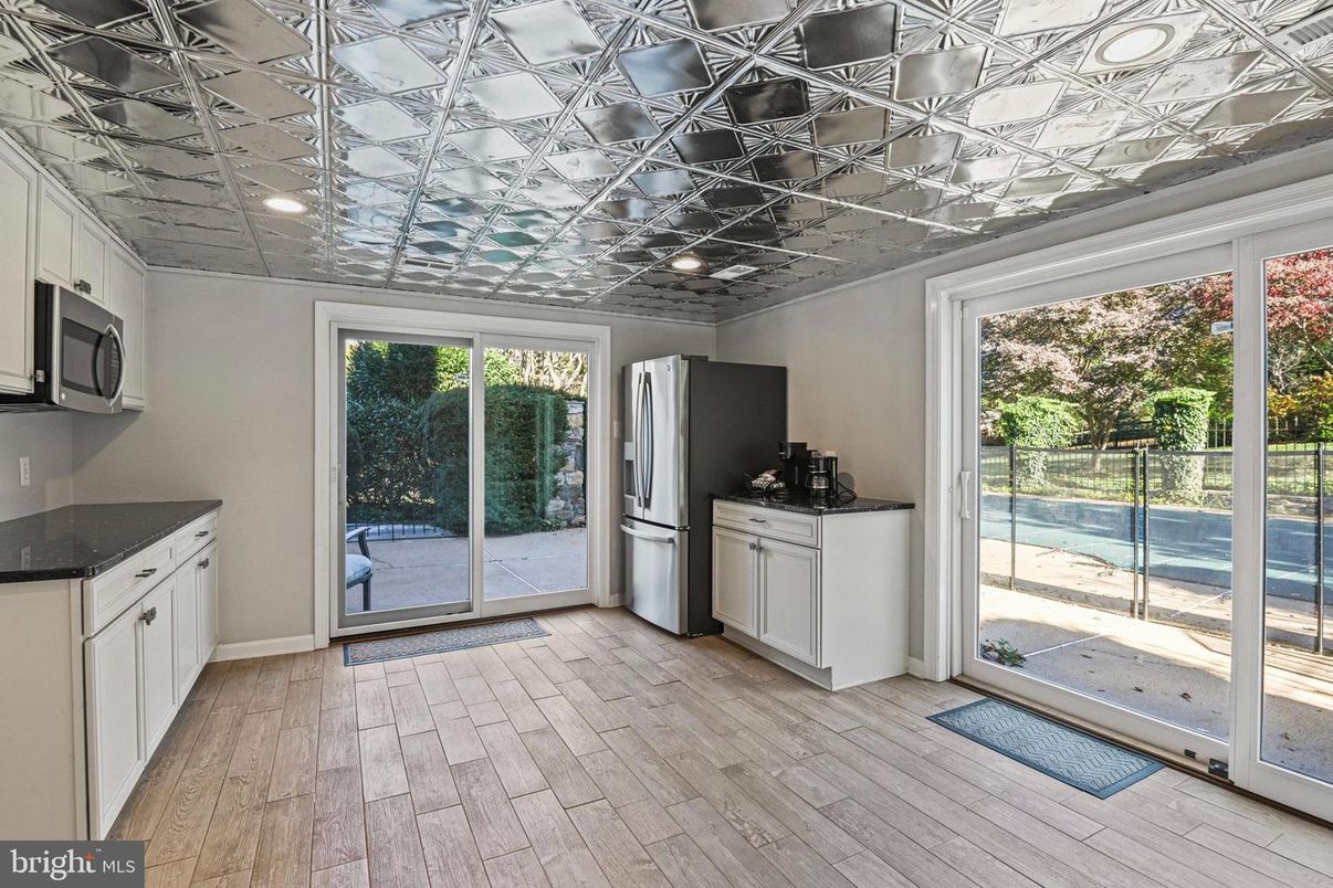 Interior, Kitchen, Wood Texture Flooring
