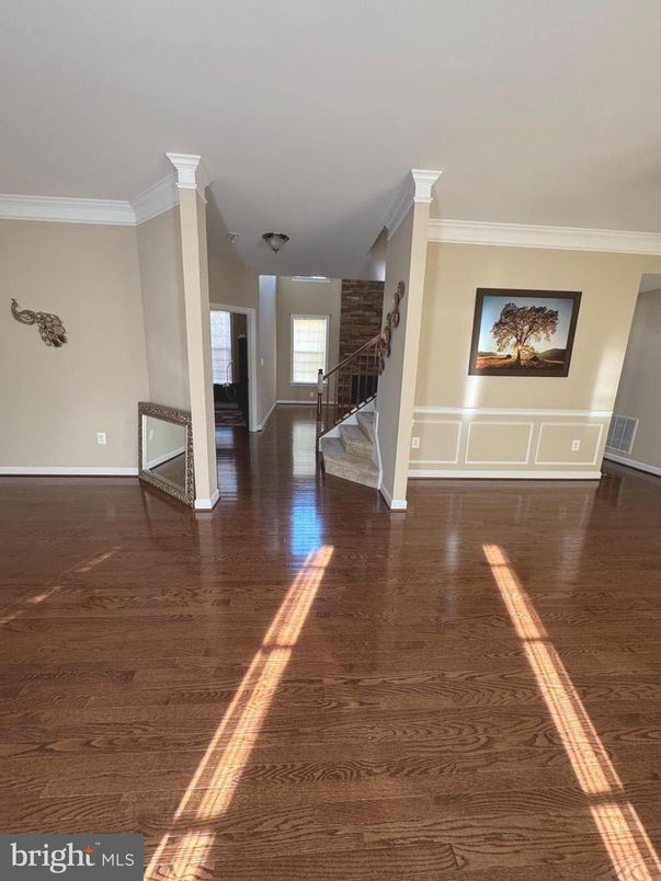 Empty room, Interior, Wood Texture Flooring