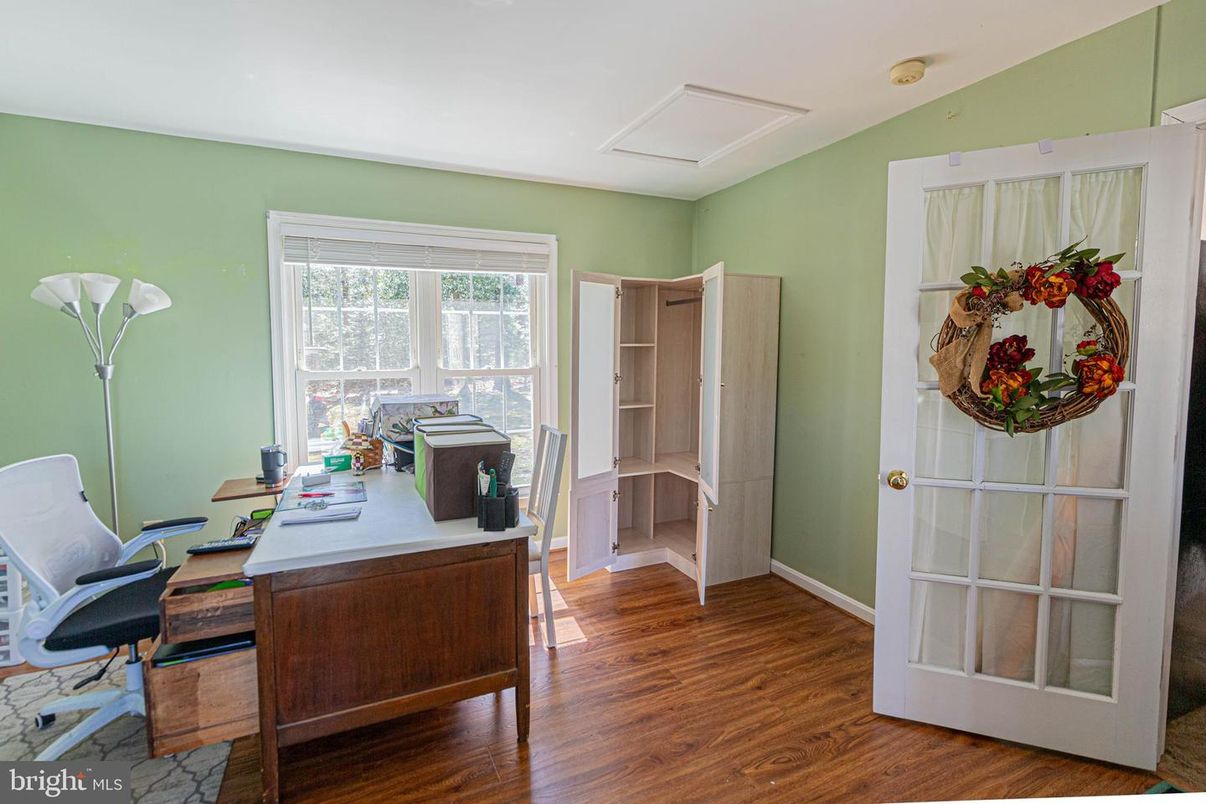Home Office, Interior, Wood Texture Flooring