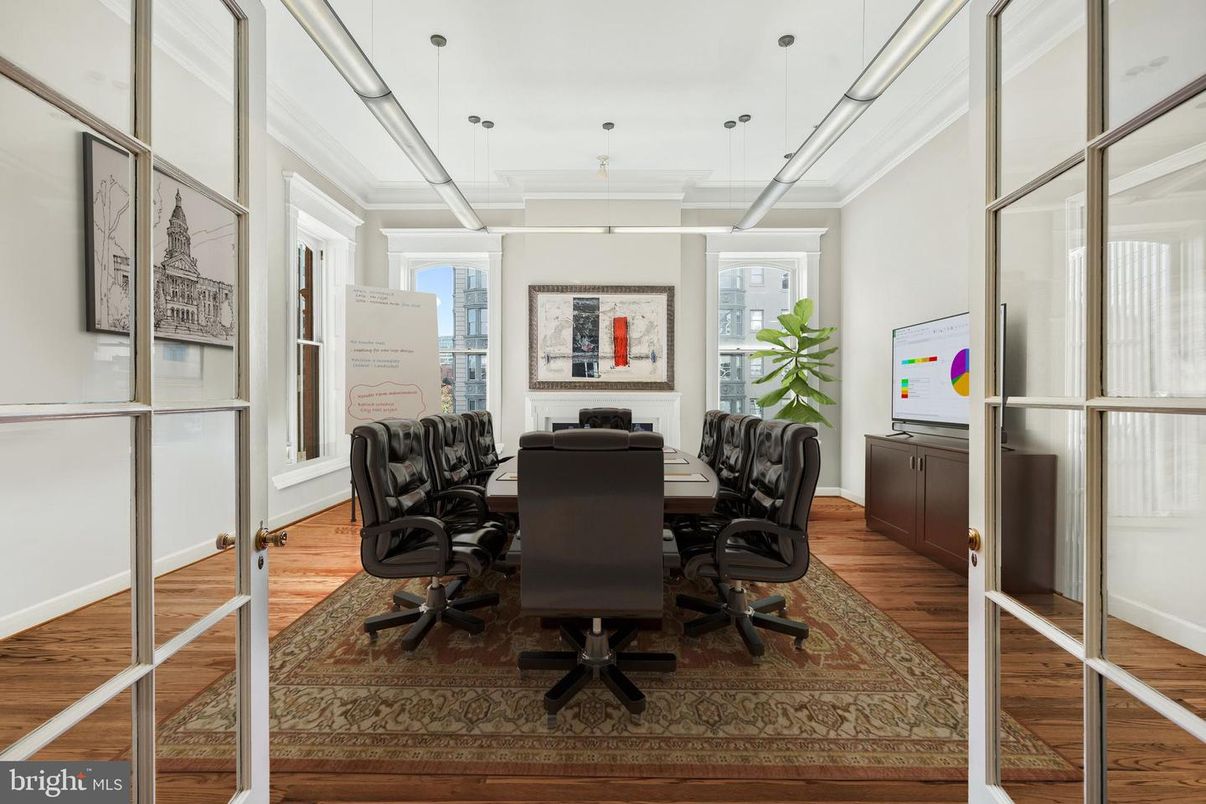 Home Office, Interior, Wood Texture Flooring