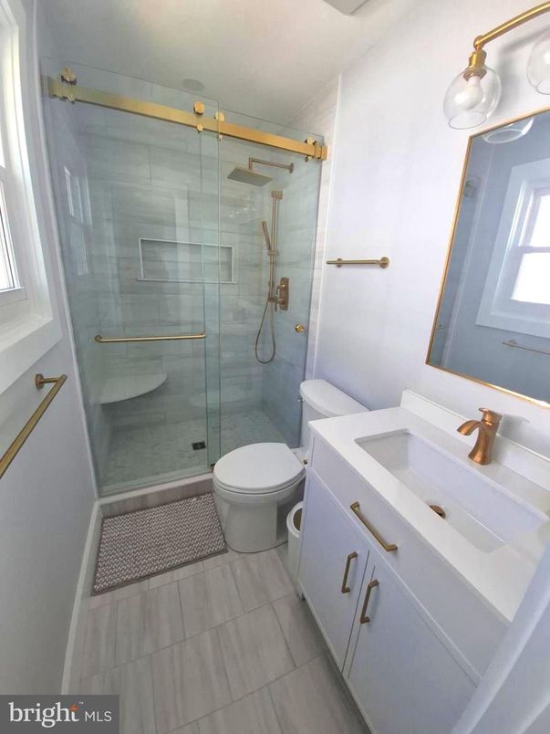 Bathroom, Glass Shower, Interior
