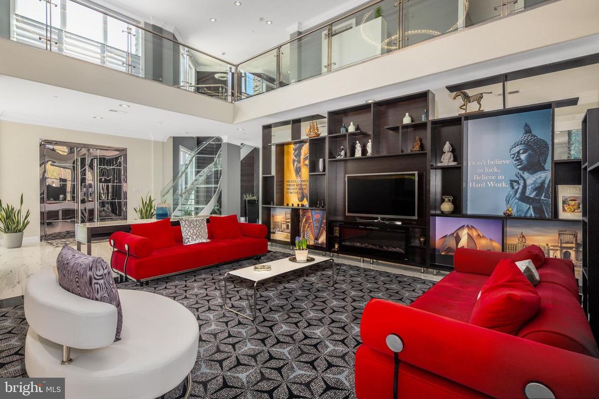 Interior, Living room, Recessed Lighting