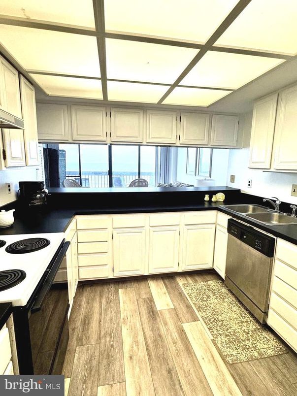 Interior, Kitchen, Water, Wood Texture Flooring