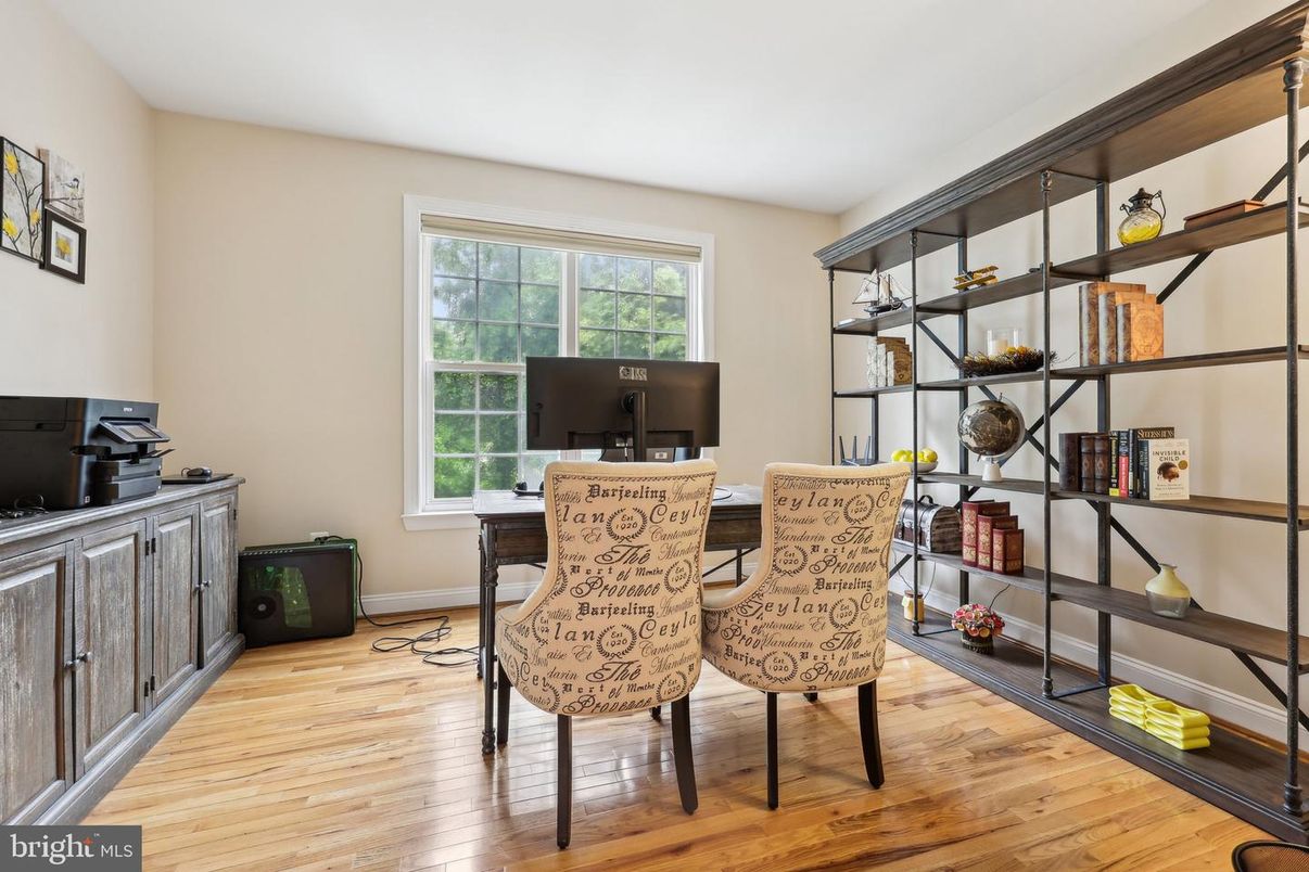 Home Office, Interior, Wood Texture Flooring