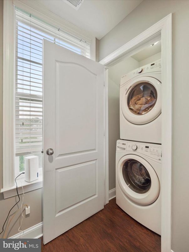 Interior, Utility Closets, Washer, Wood Texture Flooring
