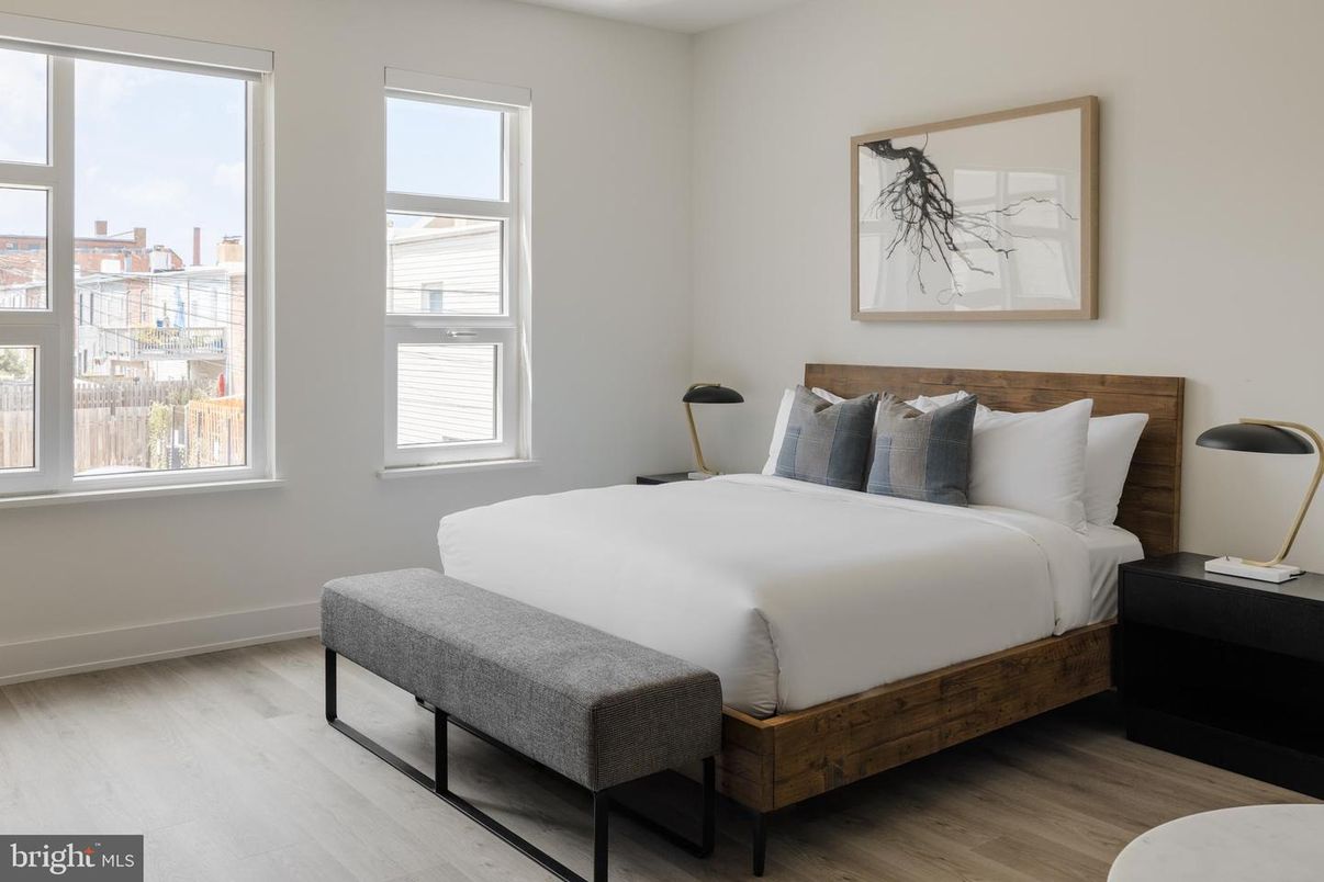 Bedroom, Interior, Wood Texture Flooring