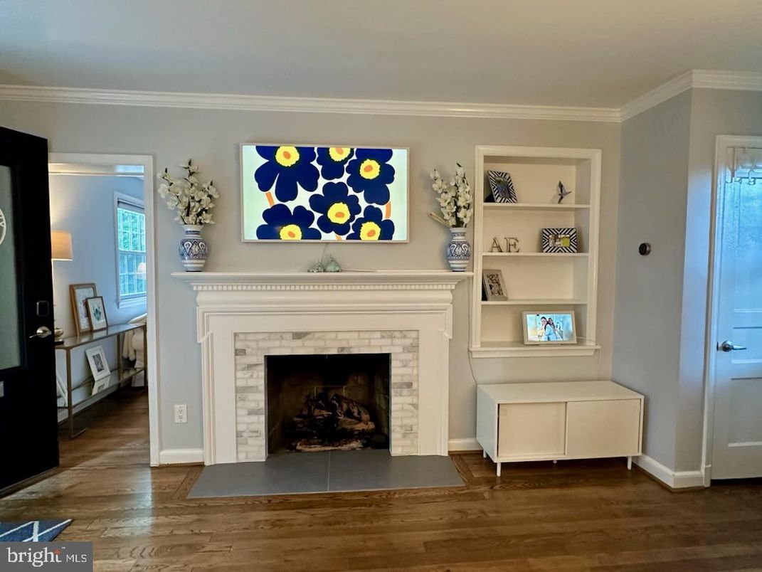 Fireplace, Interior, Wood Texture Flooring