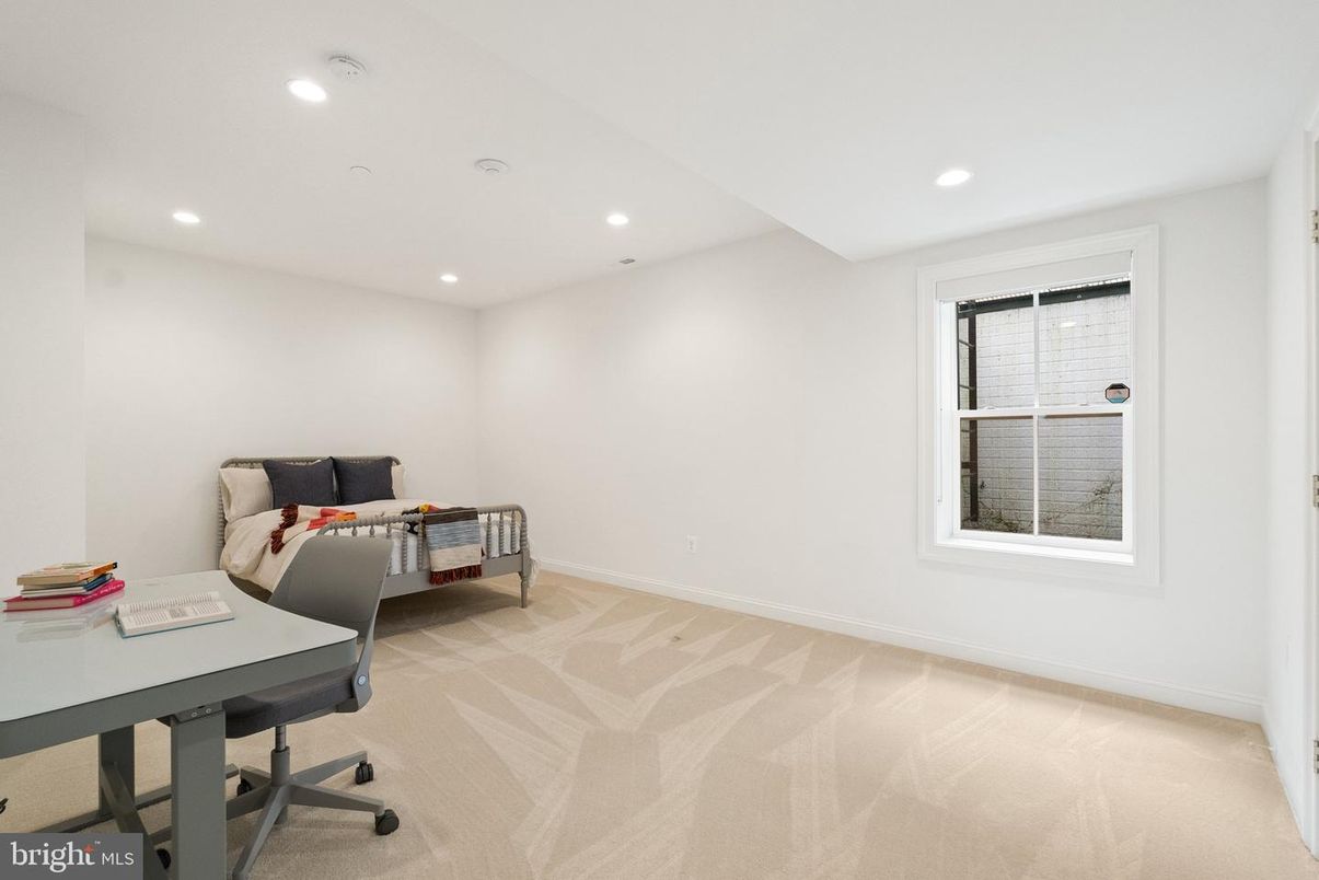 Home Office, Interior, Recessed Lighting