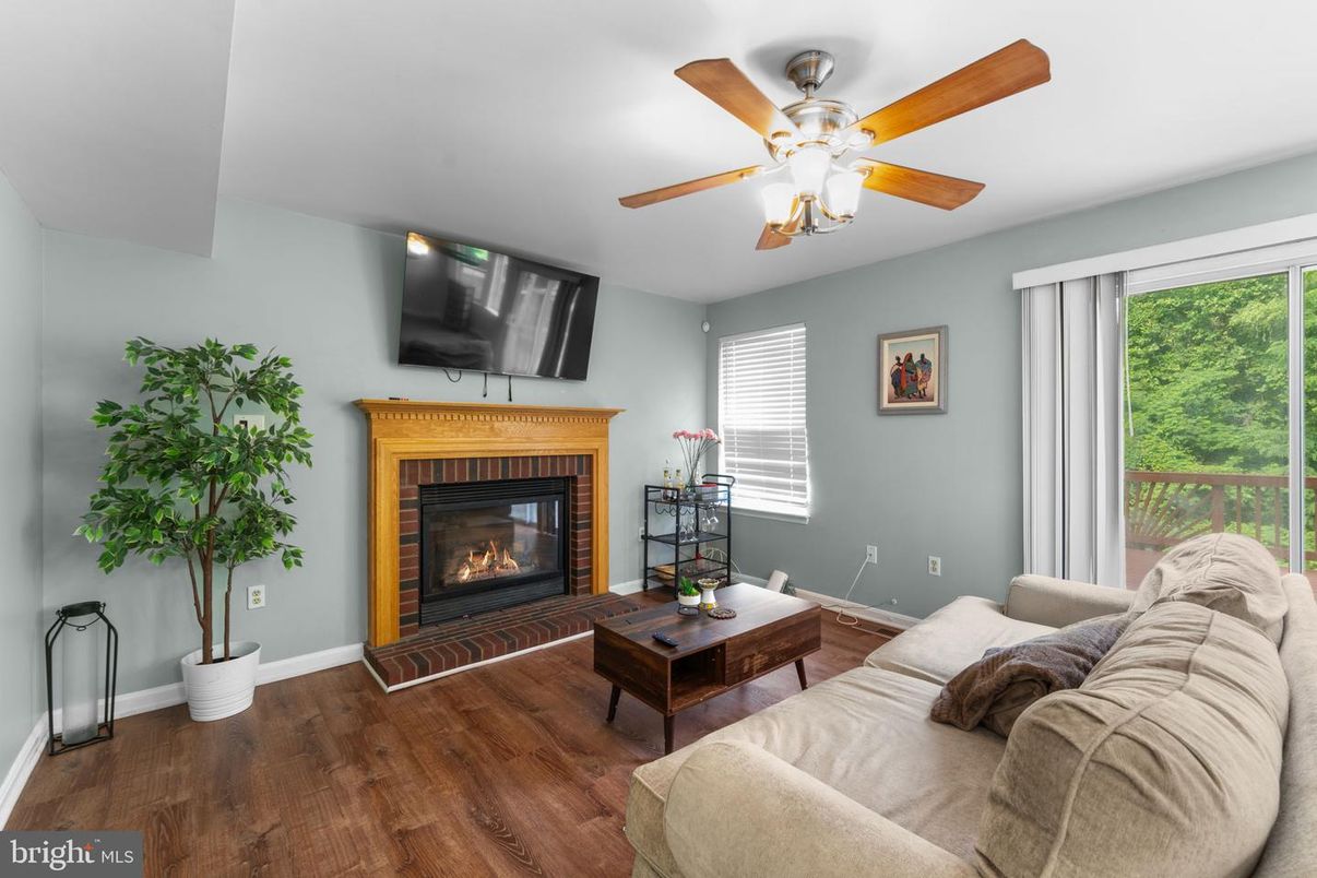 Fireplace, Interior, Living room, Wood Texture Flooring