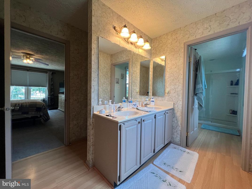 Bathroom, Interior, Wood Texture Flooring