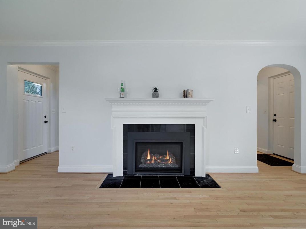 Fireplace, Interior, Wood Texture Flooring