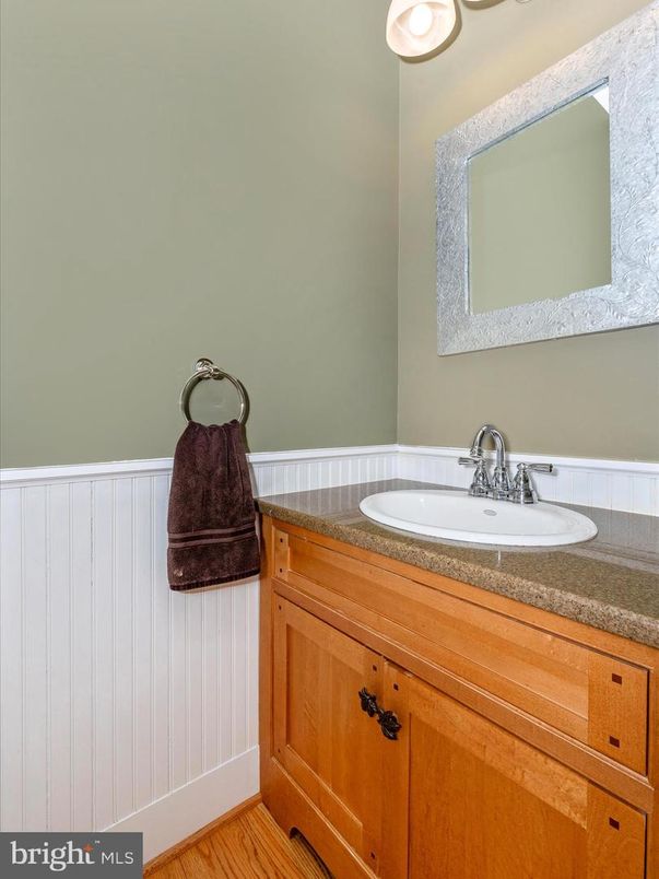 Bathroom, Interior, Wood Texture Flooring
