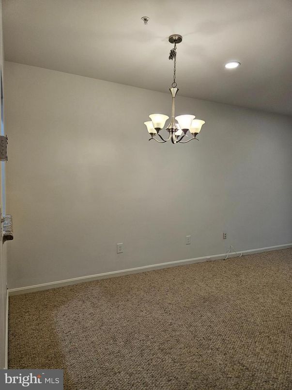 Chandelier, Empty room, Interior, Recessed Lighting