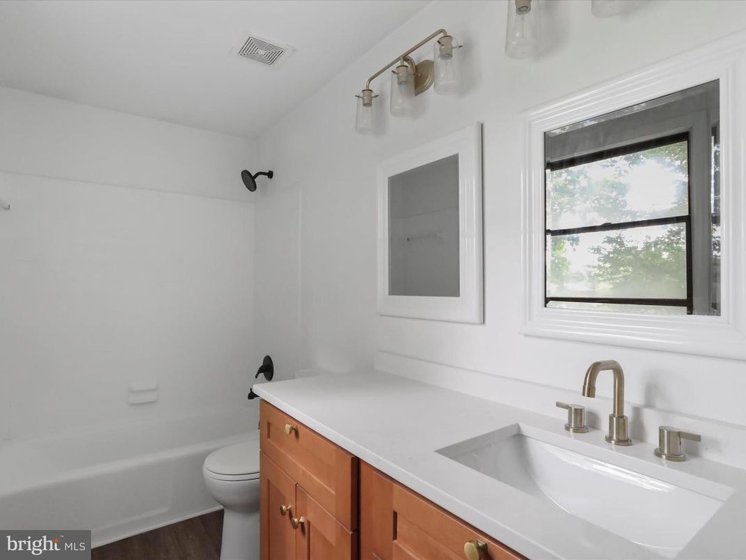 Bathroom, Dual Sink Vanities, Interior, Wood Texture Flooring