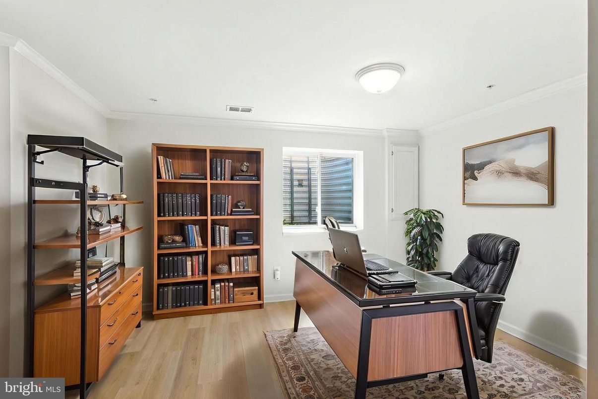 Home Office, Interior, Wood Texture Flooring
