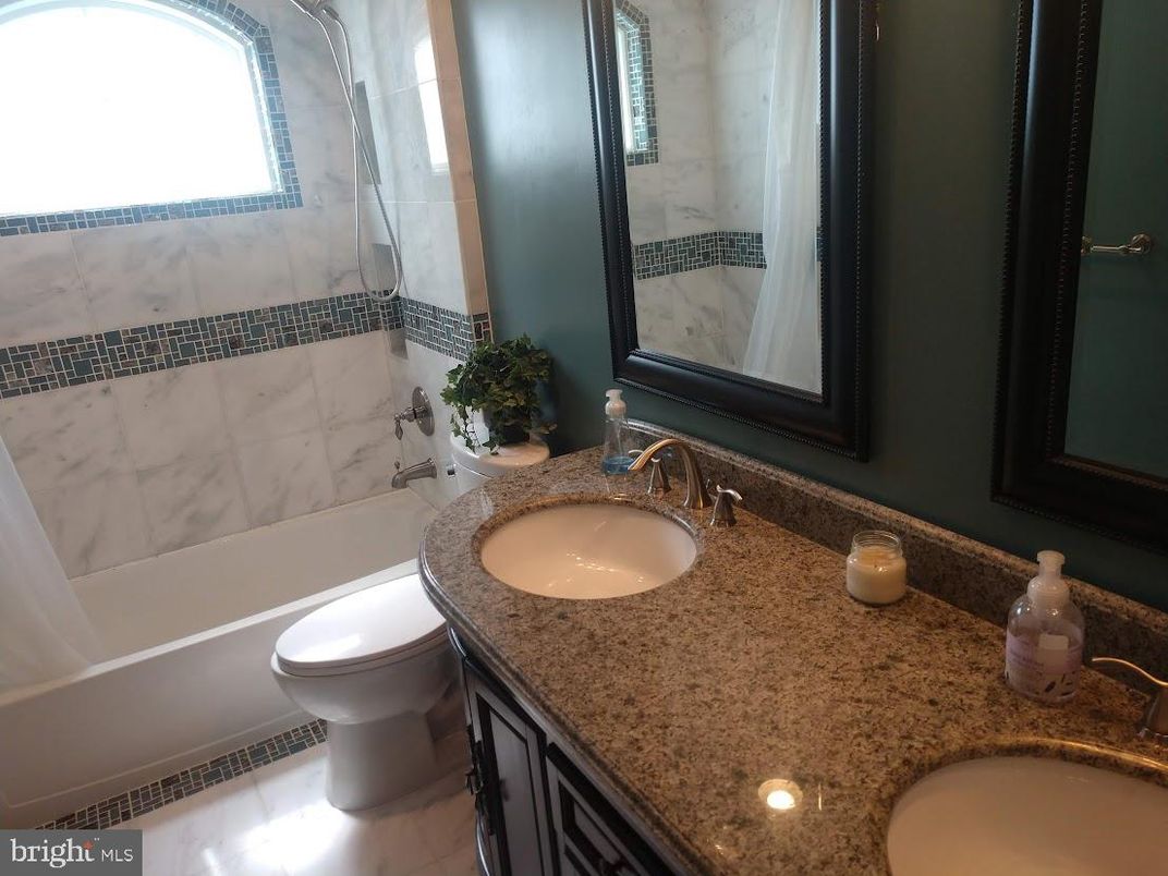 Bathroom, Dual Sink Vanities, Interior, Marble Walls