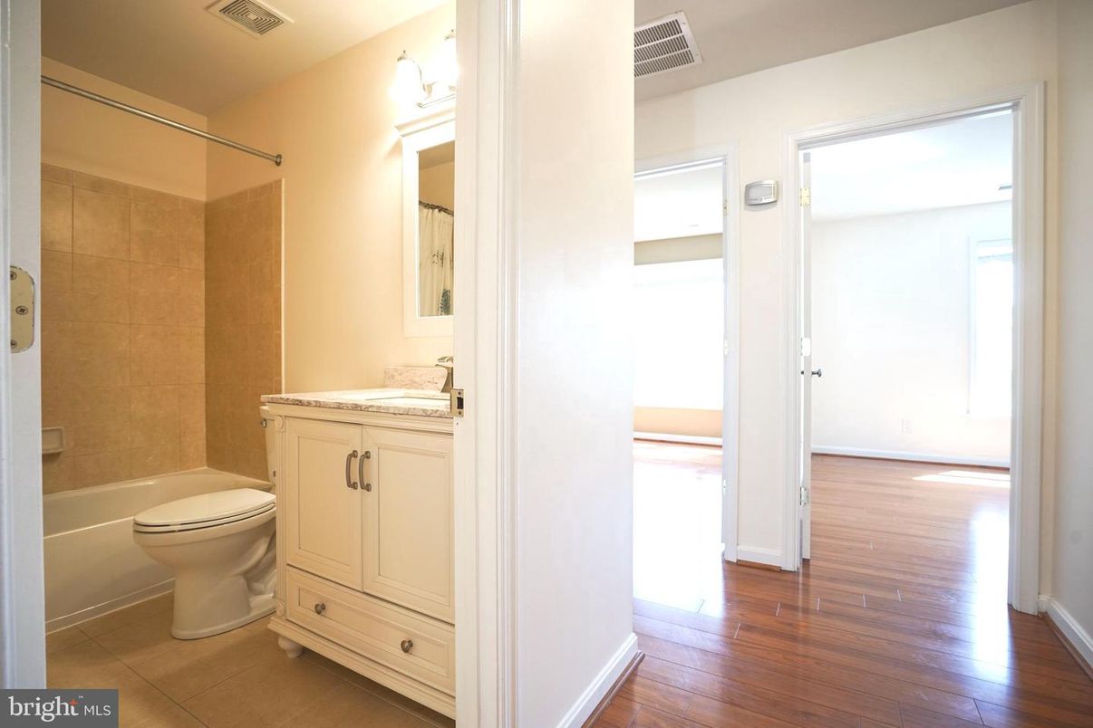 Bathroom, Interior, Wood Texture Flooring