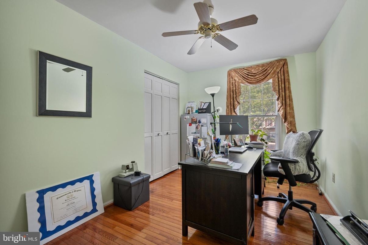 Home Office, Interior, Wood Texture Flooring