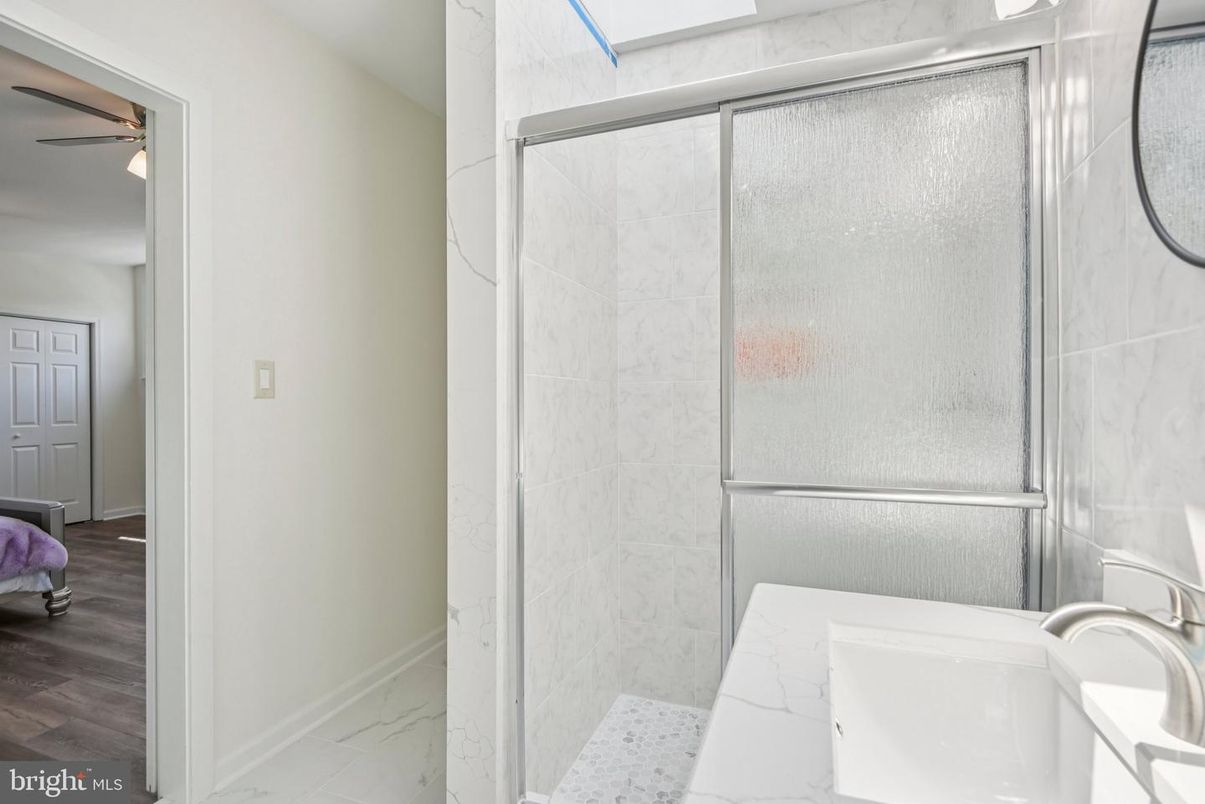Bathroom, Glass Shower, Interior, Marble