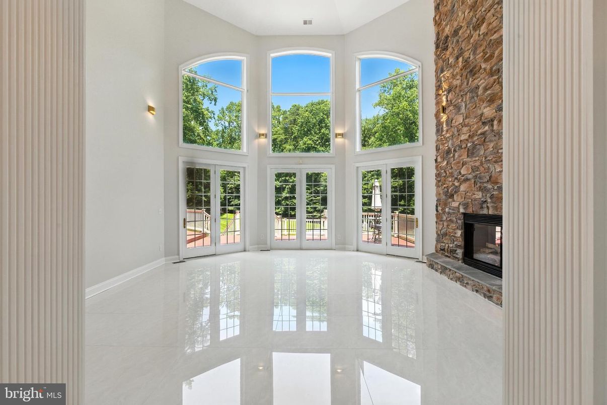 Fireplace, Interior, Stone Walls