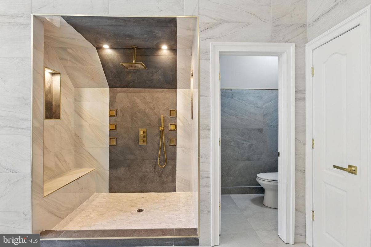 Bathroom, Interior, Marble Walls