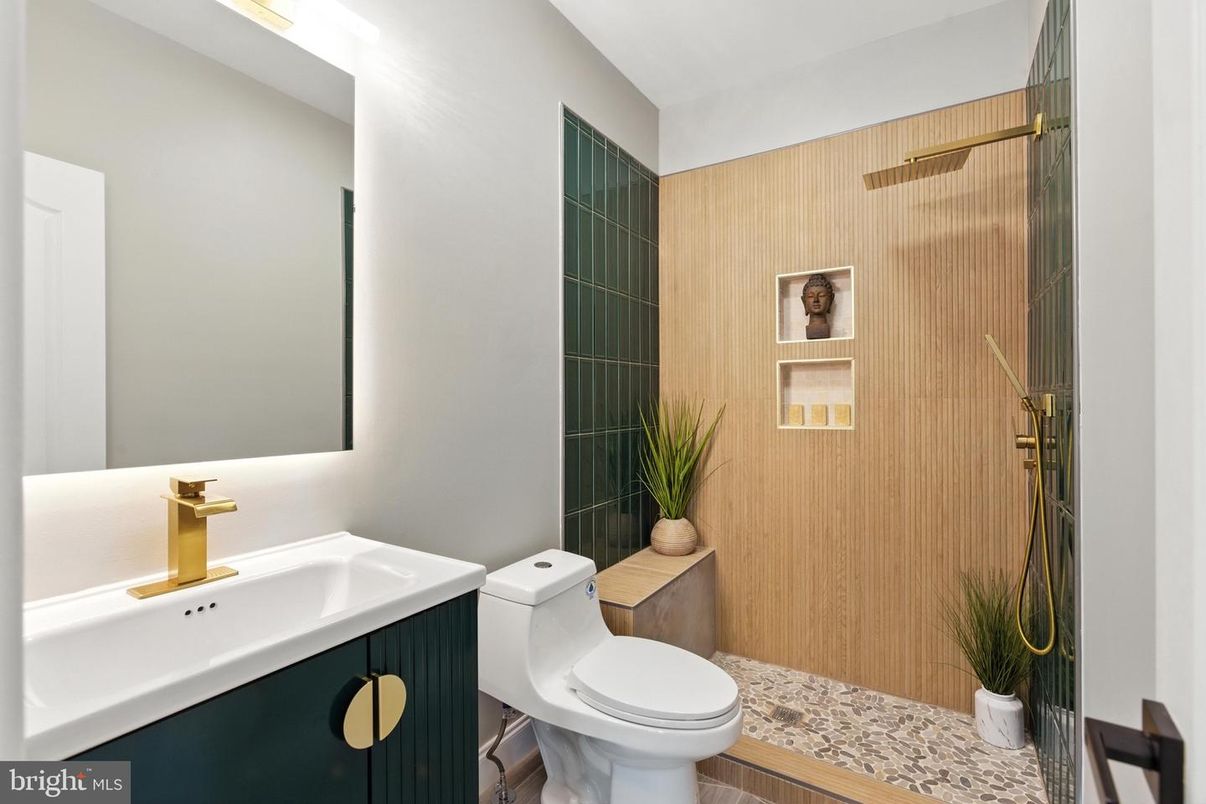 Bathroom, Glass Shower, Interior