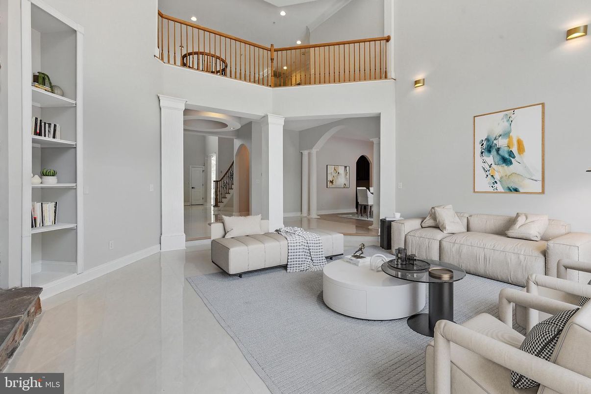 Interior, Living room, Recessed Lighting