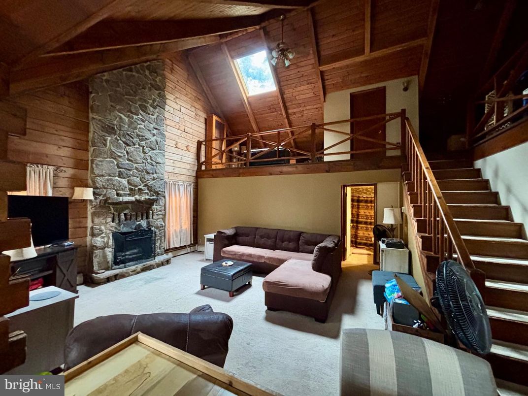 Fireplace, Interior, Living room, Stone Walls, Wooden Beams, Wooden Ceilings, Wooden Walls