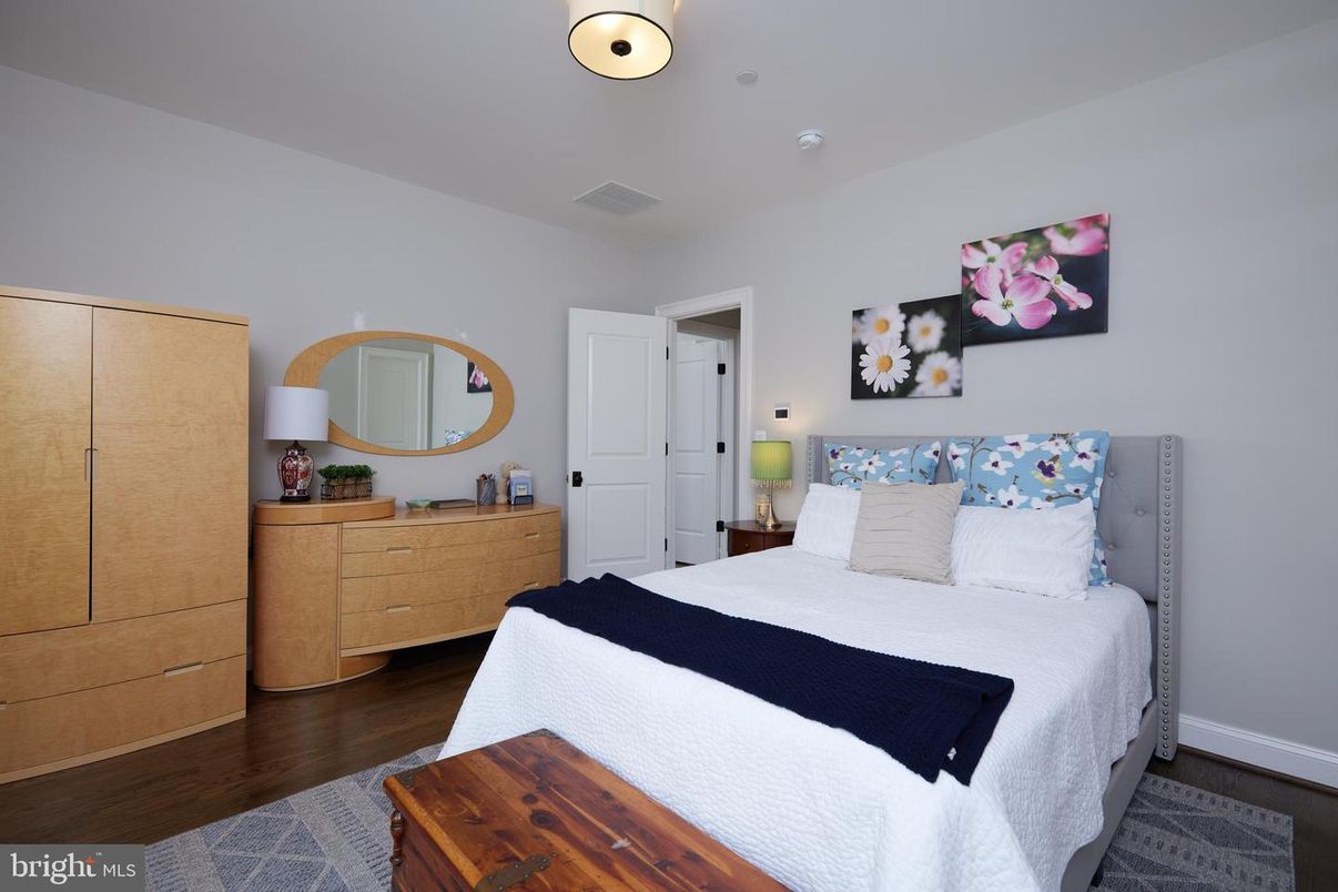 Bedroom, Interior, Wood Texture Flooring