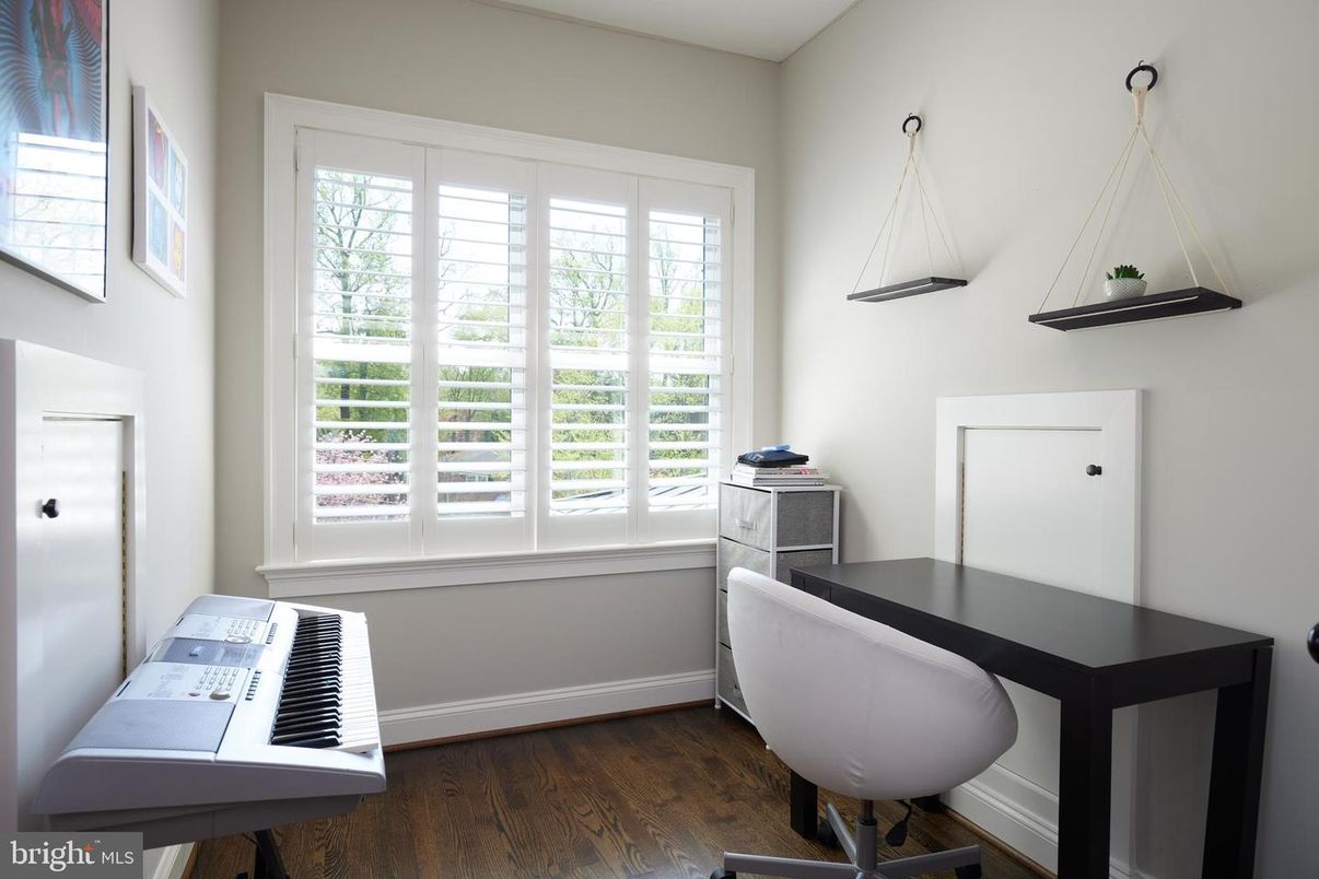 Home Office, Interior, Wood Texture Flooring