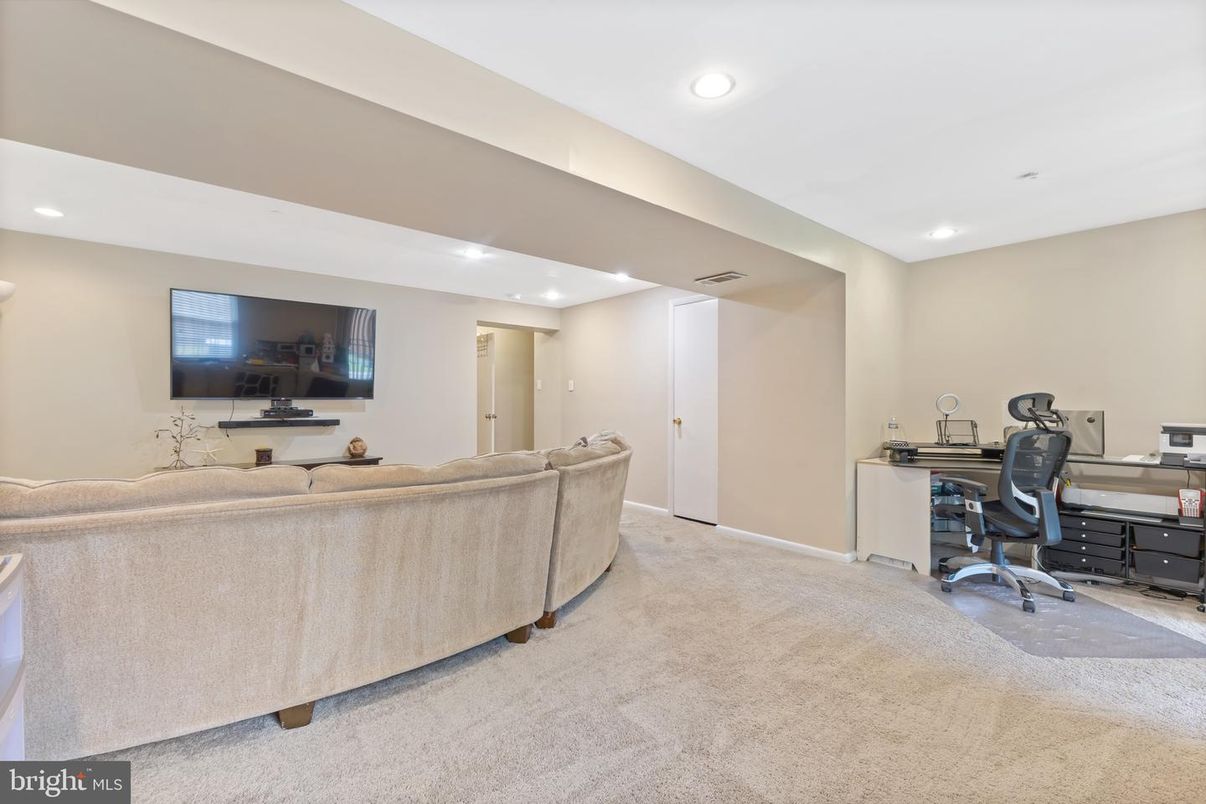 Home Office, Interior, Recessed Lighting