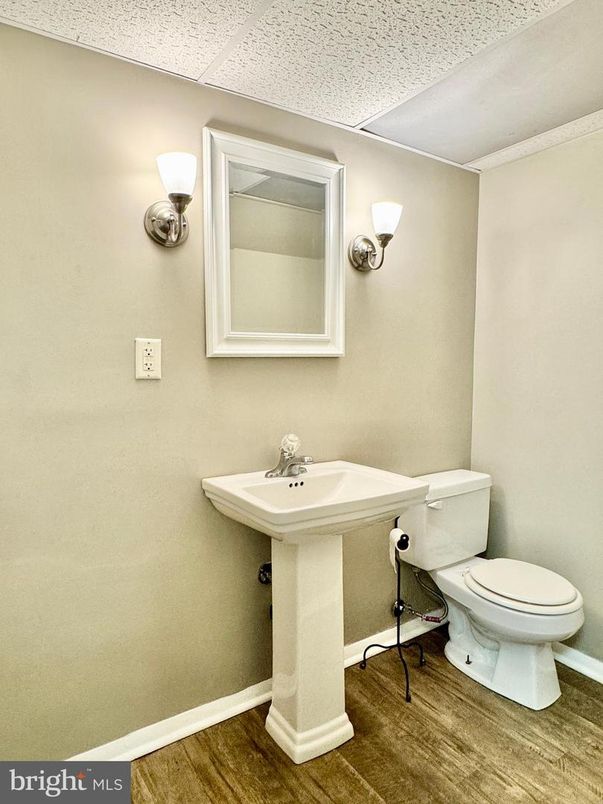 Bathroom, Interior, Wood Texture Flooring