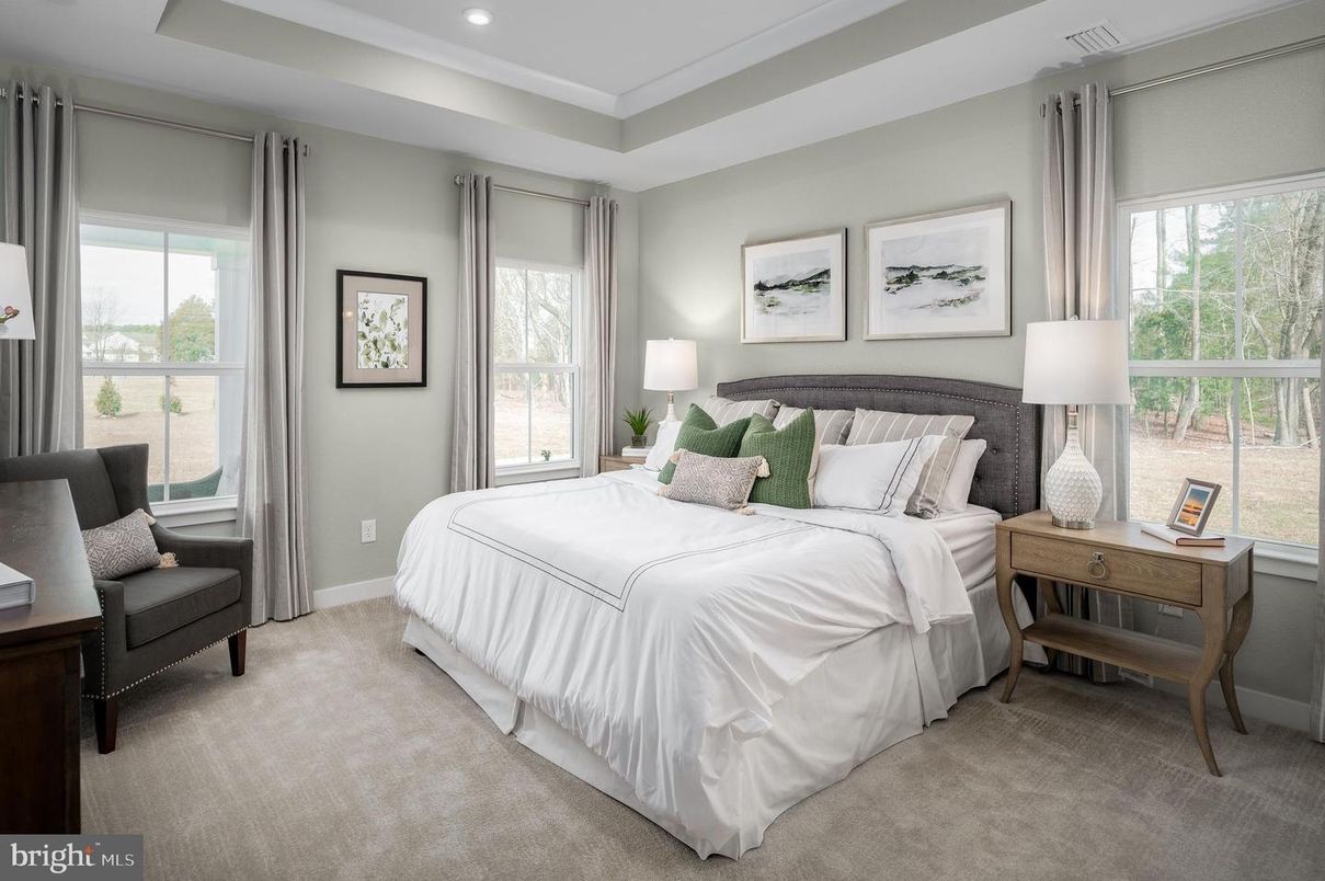 Bedroom, Interior, Recessed Lighting