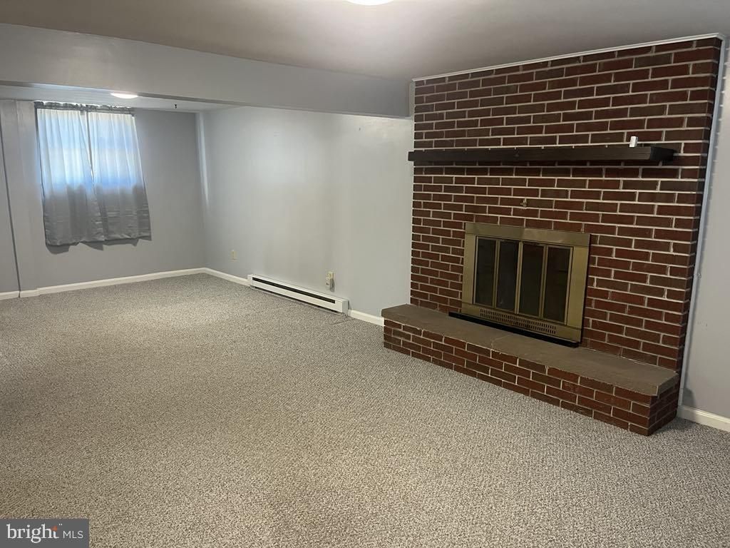 Empty room, Fireplace, Interior, Stone Walls