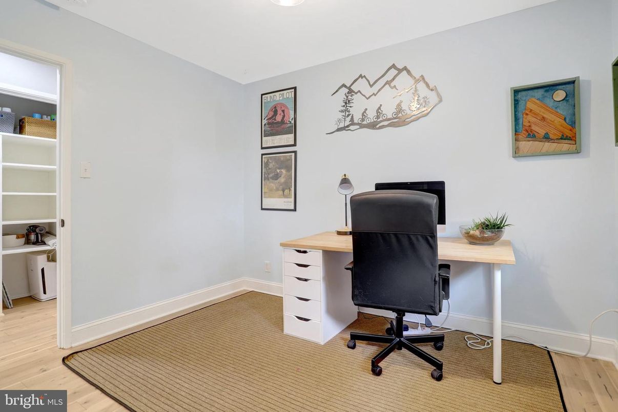 Home Office, Interior, Wood Texture Flooring