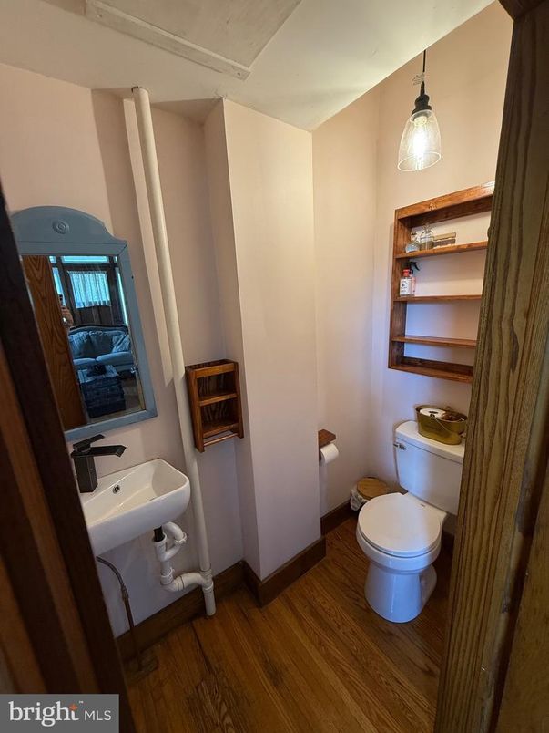 Bathroom, Interior, Wood Texture Flooring