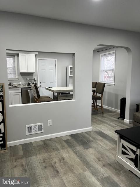 Interior, Kitchen, Wood Texture Flooring