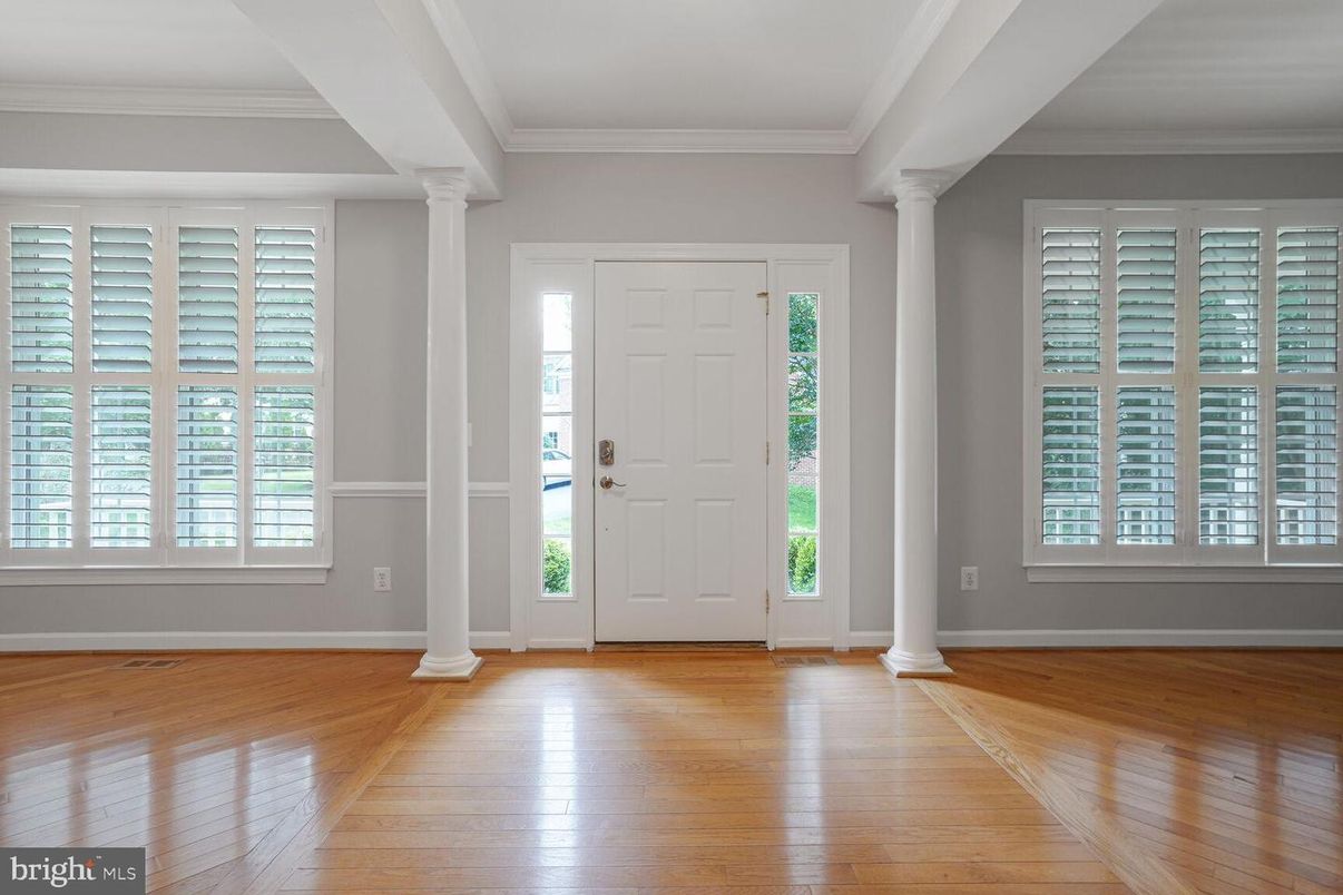 Empty room, Interior, Wood Texture Flooring