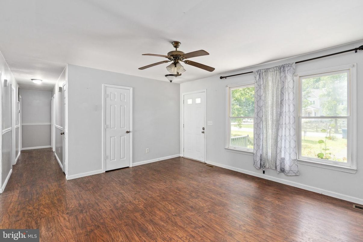 Empty room, Interior, Wood Texture Flooring