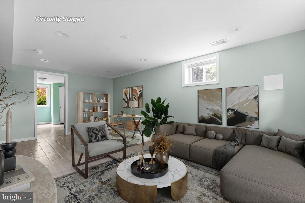 Interior, Living room, Recessed Lighting