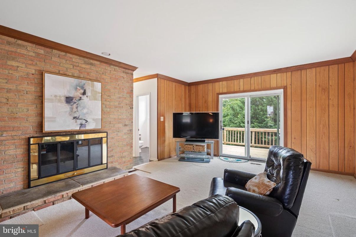 Fireplace, Interior, Living room, Stone Walls, Wooden Walls
