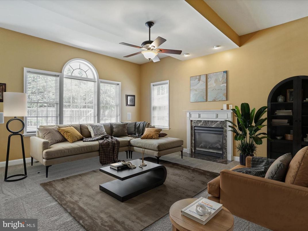 Fireplace, Interior, Living room, Recessed Lighting