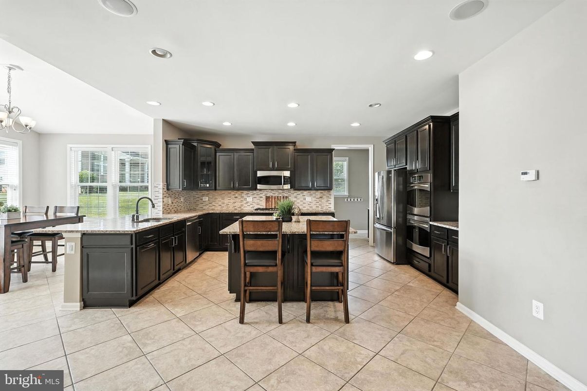 Chandelier, Interior, Kitchen, Recessed Lighting