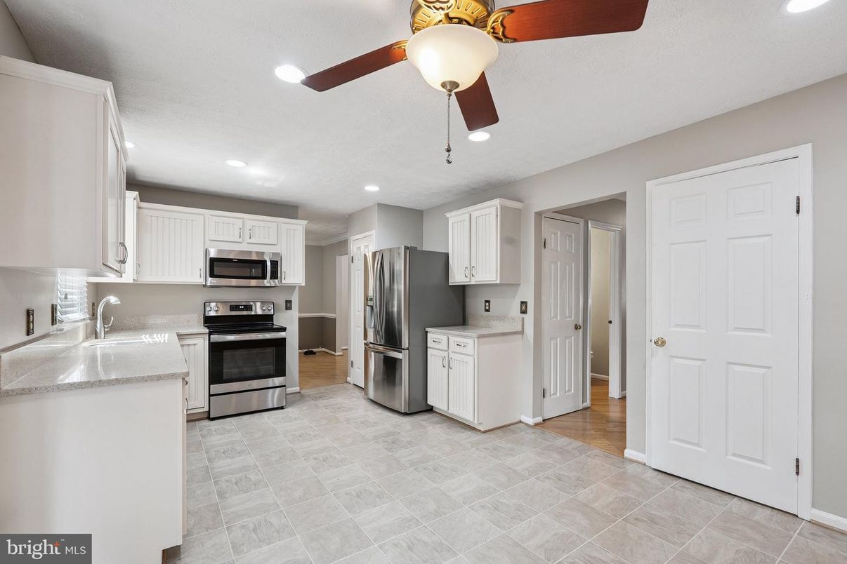Interior, Kitchen, Recessed Lighting, Stainless Steel Appliances