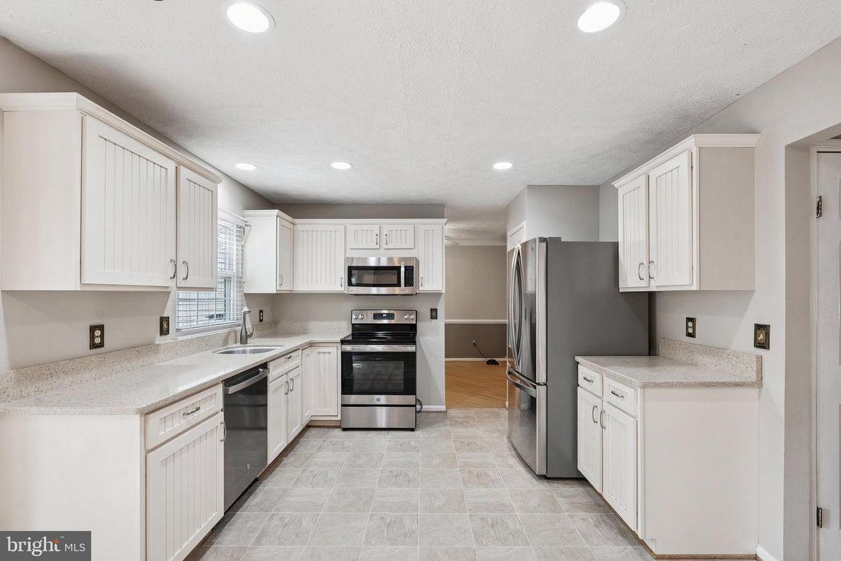 Interior, Kitchen, Recessed Lighting, Stainless Steel Appliances