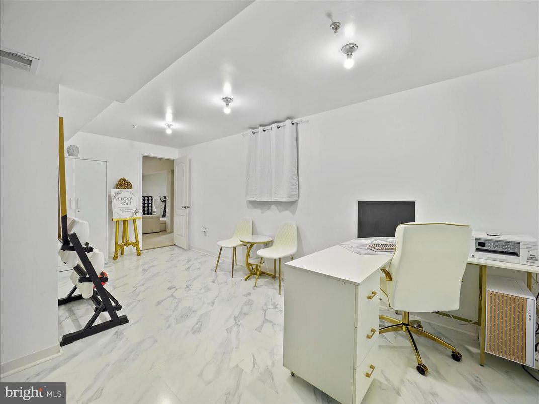 Home Office, Interior, Marble