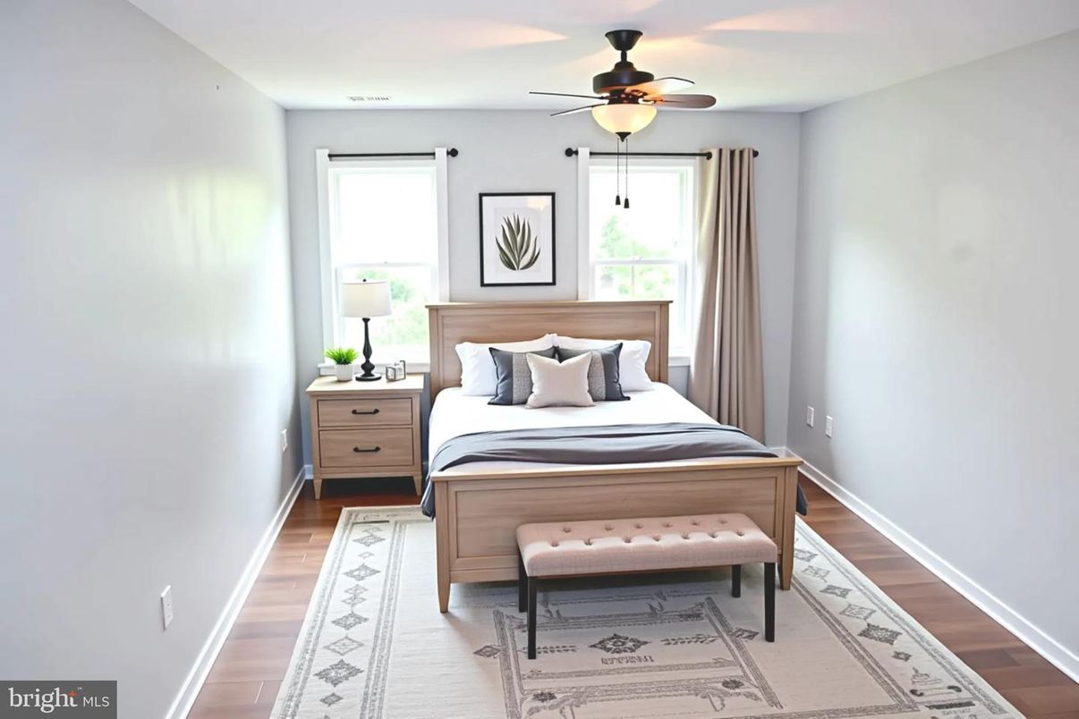 Bedroom, Interior, Wood Texture Flooring