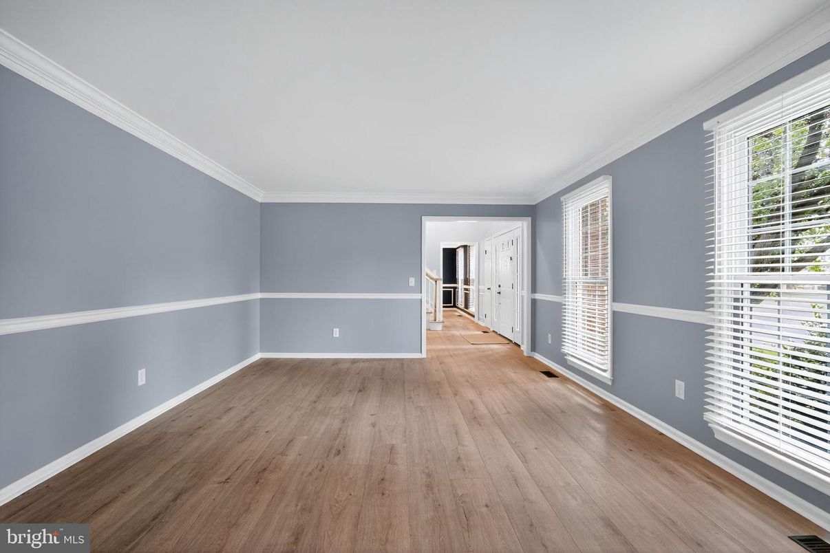 Empty room, Interior, Wood Texture Flooring