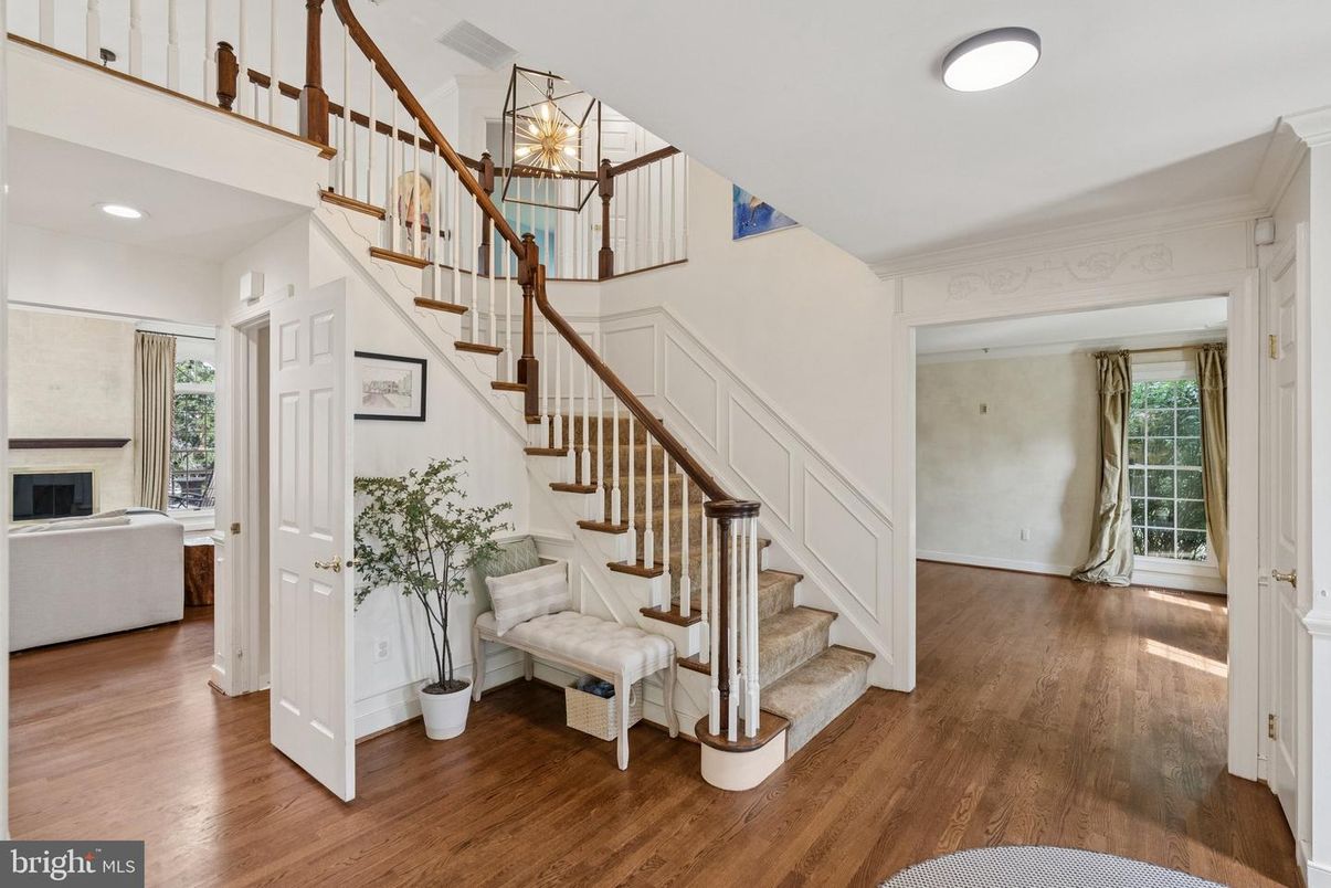 Fireplace, Interior, Recessed Lighting, Wood Texture Flooring