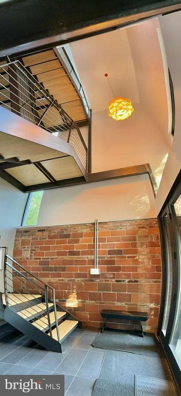 Interior, Pendant Lights, Stone Walls
